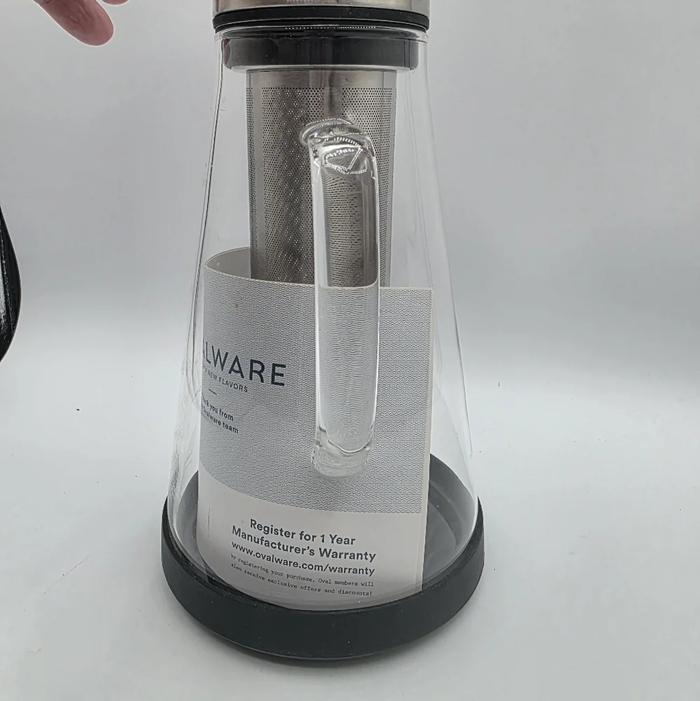 Ovalware glass tea